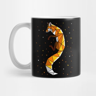 Geometric Fox Jump Mug